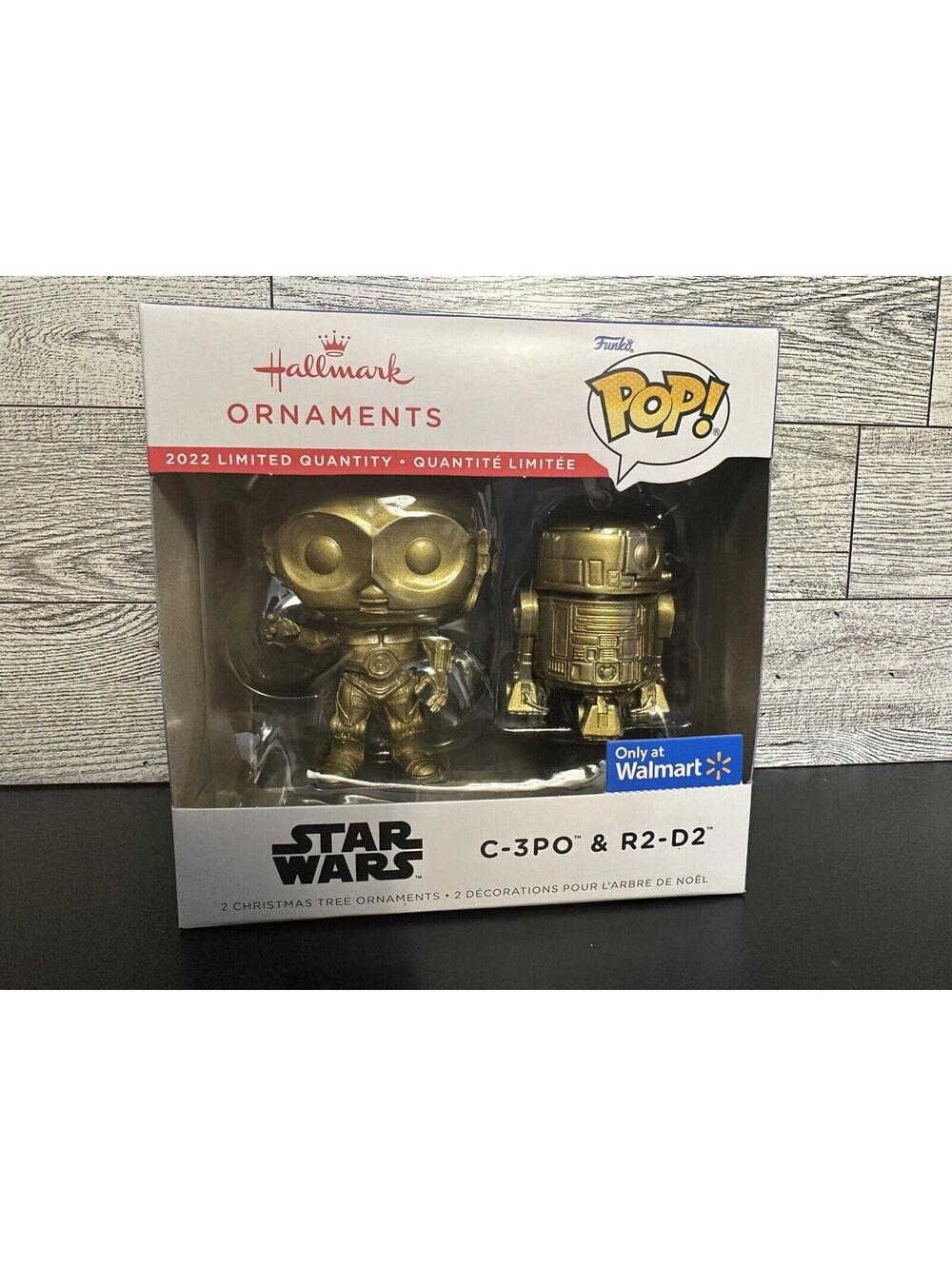Disney Star Wars C-3PO & R2-D2 Hallmark Funko POP Chase Ornaments